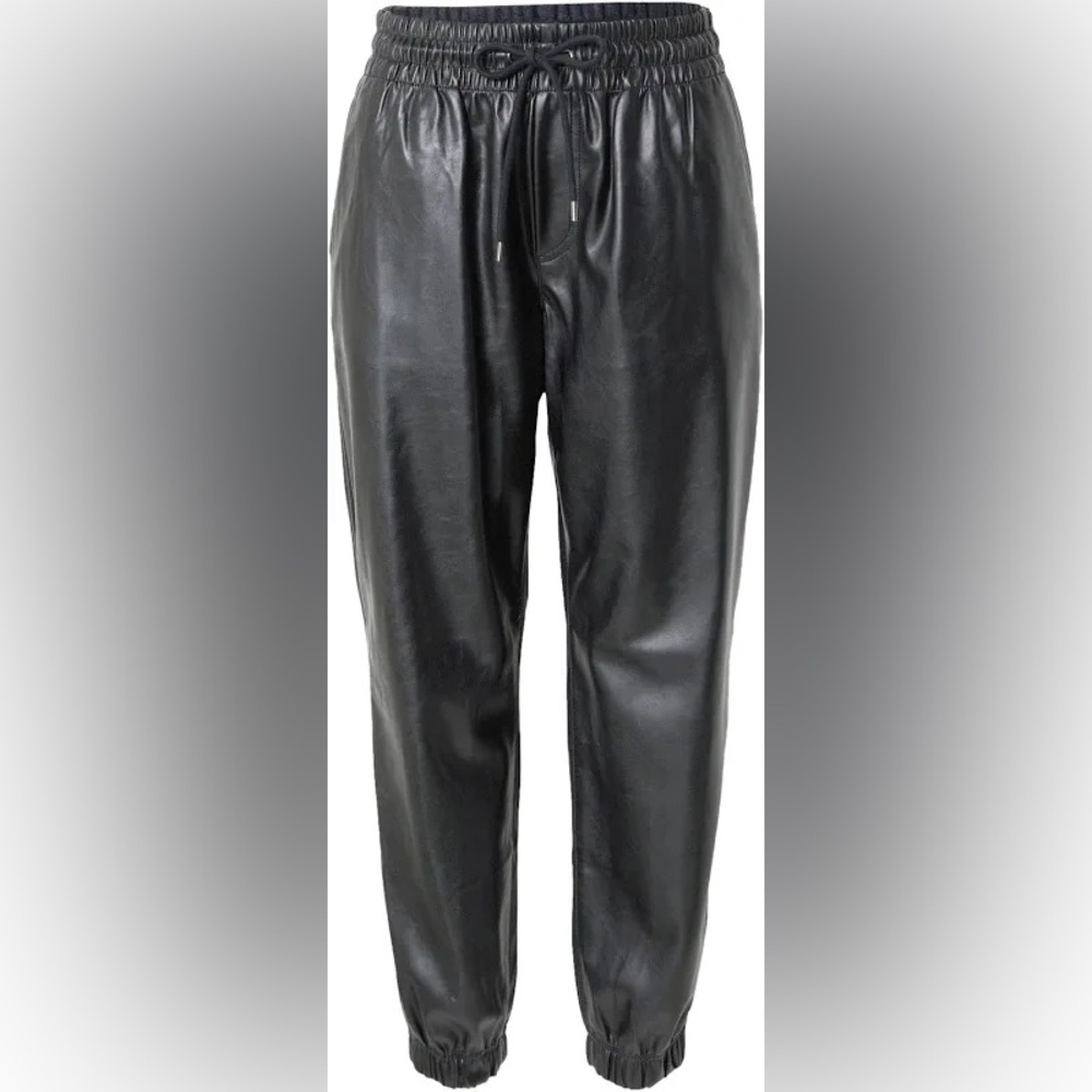 Brande New with tags GAP faux leather joggers